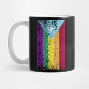 Puerto Rican LGBT Gay Pride Puerto Rico Rainbow Flag Mug